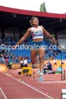 Jazmin Sawyers (City of Stoke) long jump, 2014 Sainsbury's British Championships. Photo: David T. Hewitson/Sports for All Pics